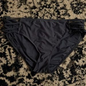 Plus size, high waisted bikini bottoms
